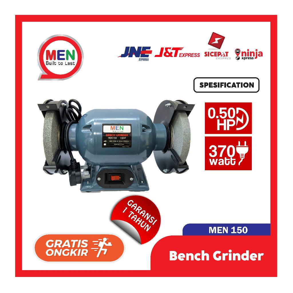 MEN BENCH GRINDER ELE MEN-150 - 6 - 250/370W 0.50H