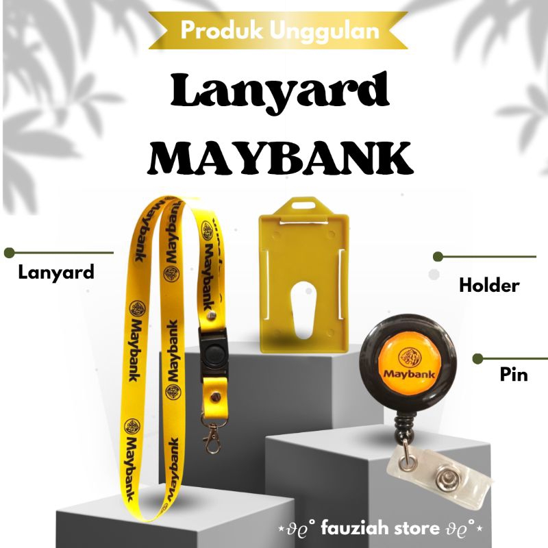 

READY! TALI ID CARD MAYBANK / LANYARD MAYBANK Kuning Termurah!!!