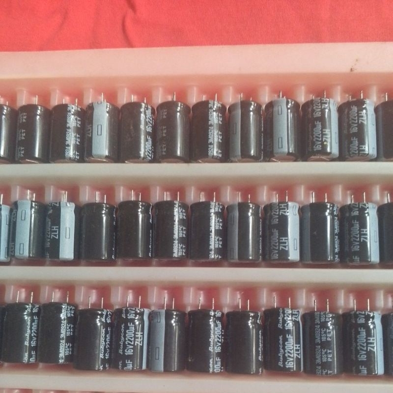 elco 2200uf 16v orginal Rubycon