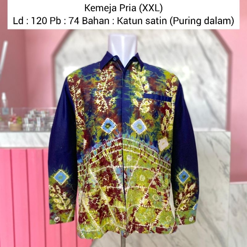 kemeja pria sasirangan