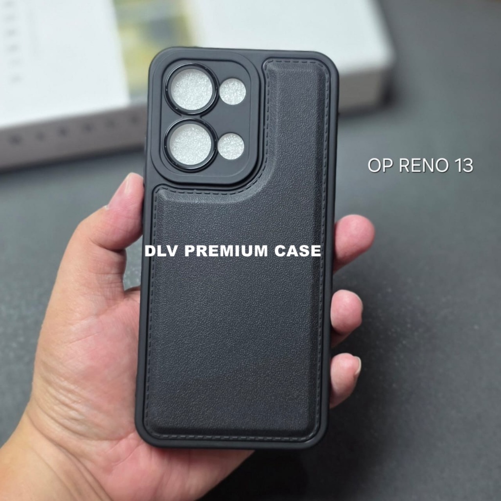 OPPO RENO 13 OPPO RENO 13F CASE LEATHER PRO CASE BLACK OPPO RENO 13 OPPO RENO 13F