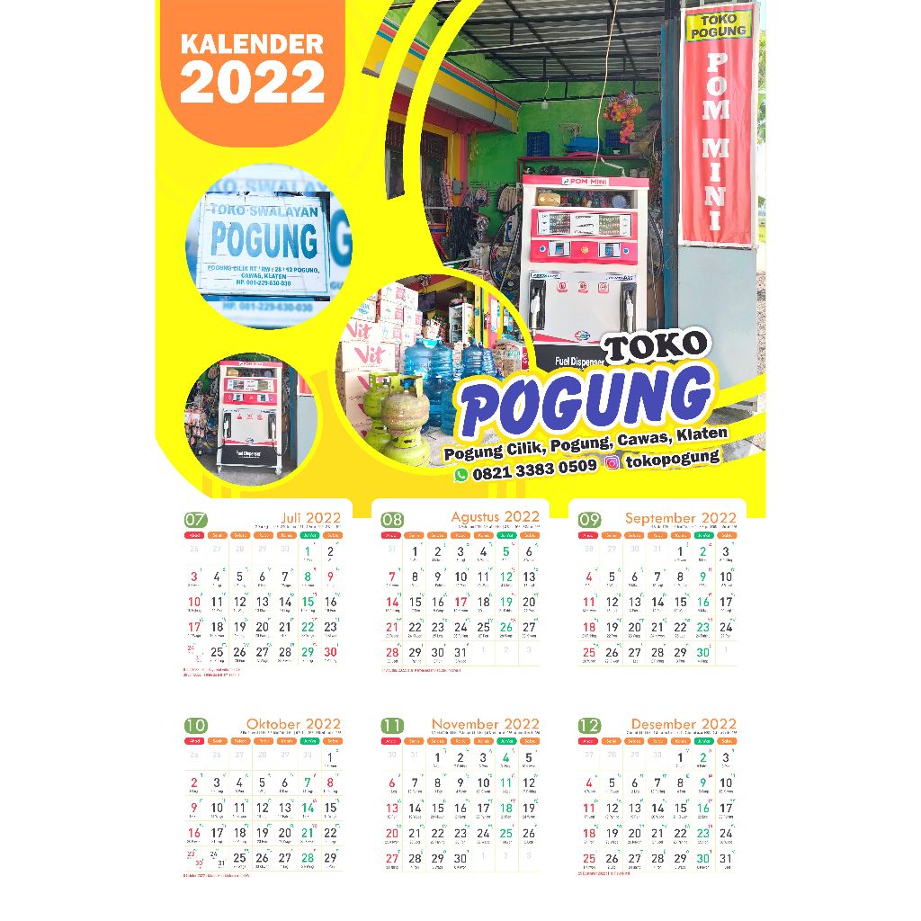 

Kalender Dinding Kustom ukuran A3+