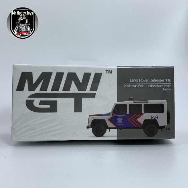 Mini GT Land Rover Defender 110 Korlantas Polri - Indonesian Traffic Police
