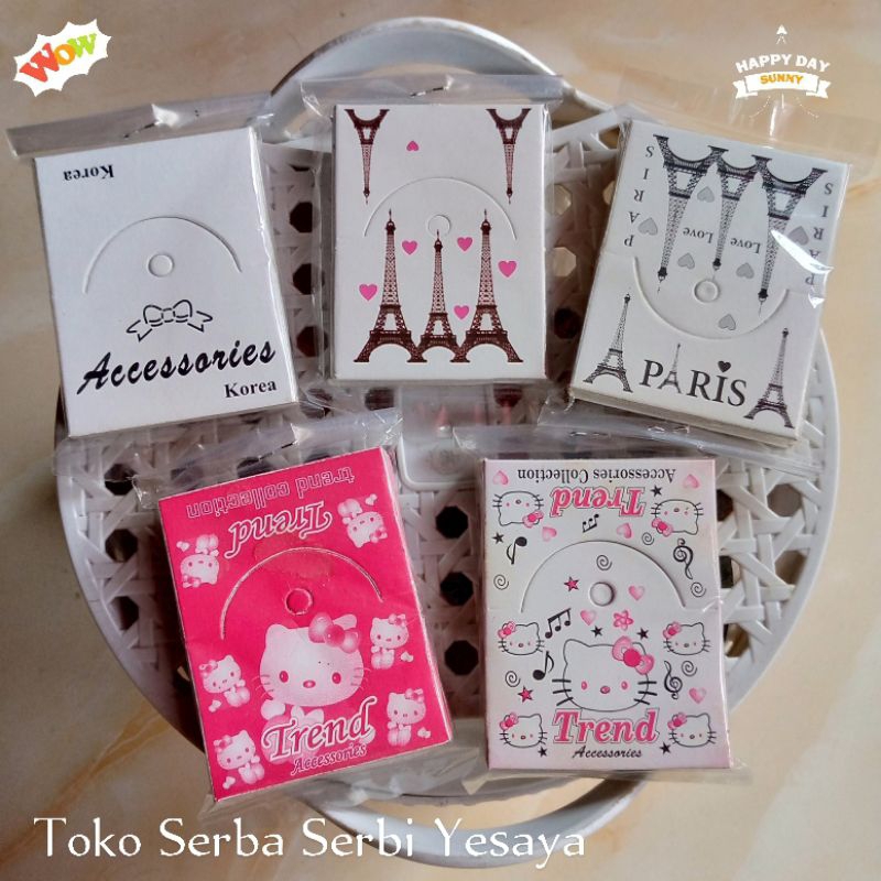 

Hang Tag Accesories Trend Hello Kitty, Paris dan Korea