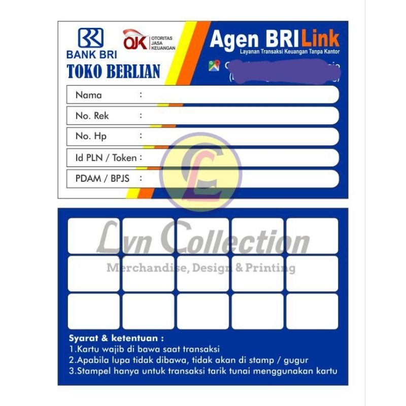

Loyalty Card, Membar Card Kertas Tebal (Kertas AP310 gsm)