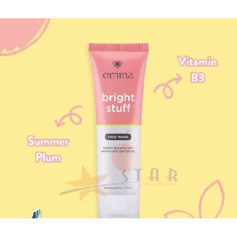 Emina Bright Stuff Facial Wash .