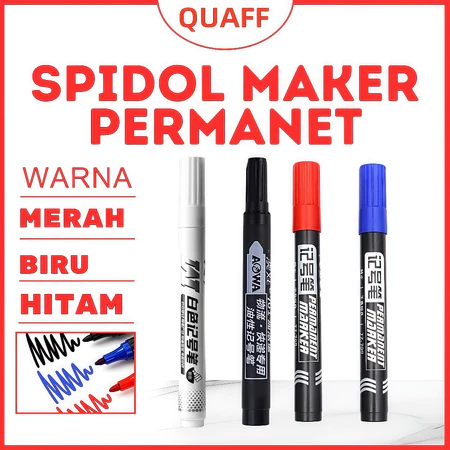 

Spidol Permanent Pilihan Warna/Hitam/Merah/Biru