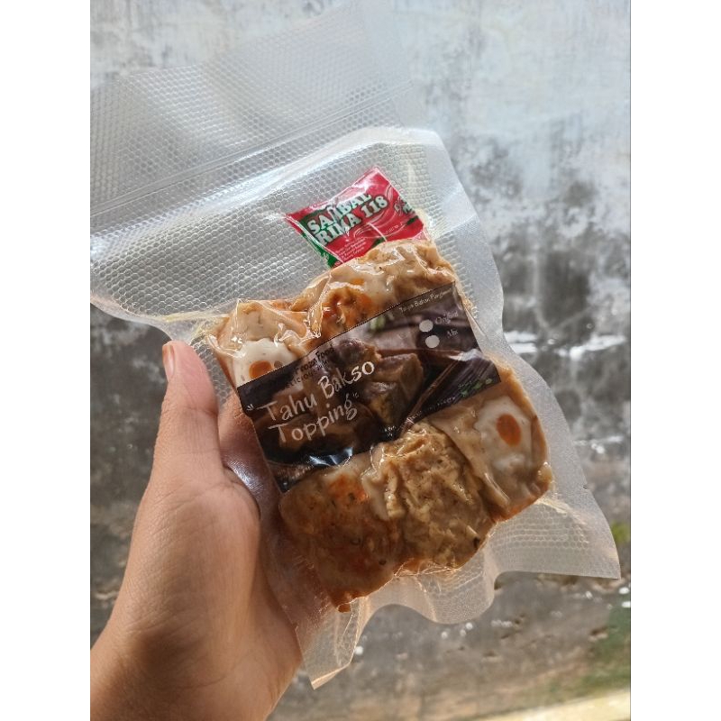 

Tahu Bakso Ayam Frozen topping mix isi 6pcs/pack