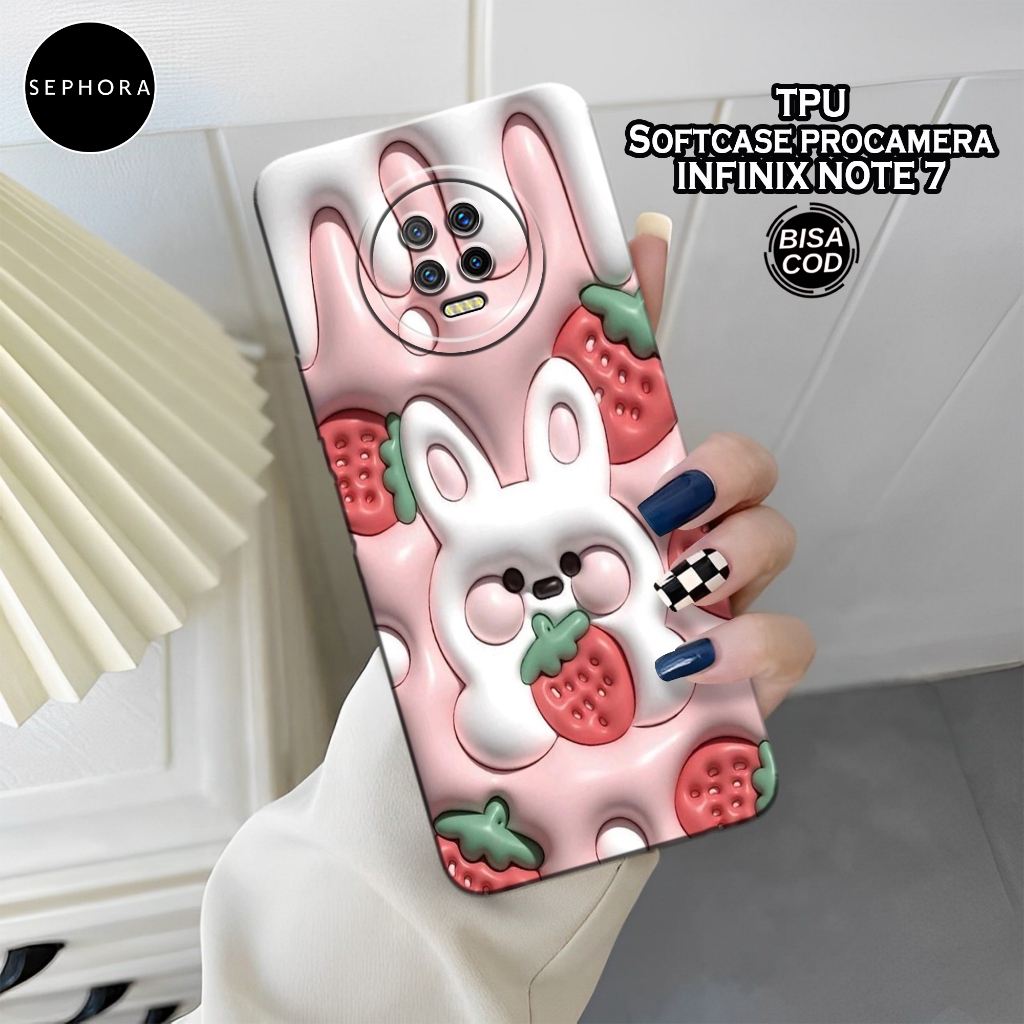 Case Infinix Note 7 Terbaru - Fashion Case Lucu - Softcase Infinix Note 7  Terbaru - Case Pro Camera
