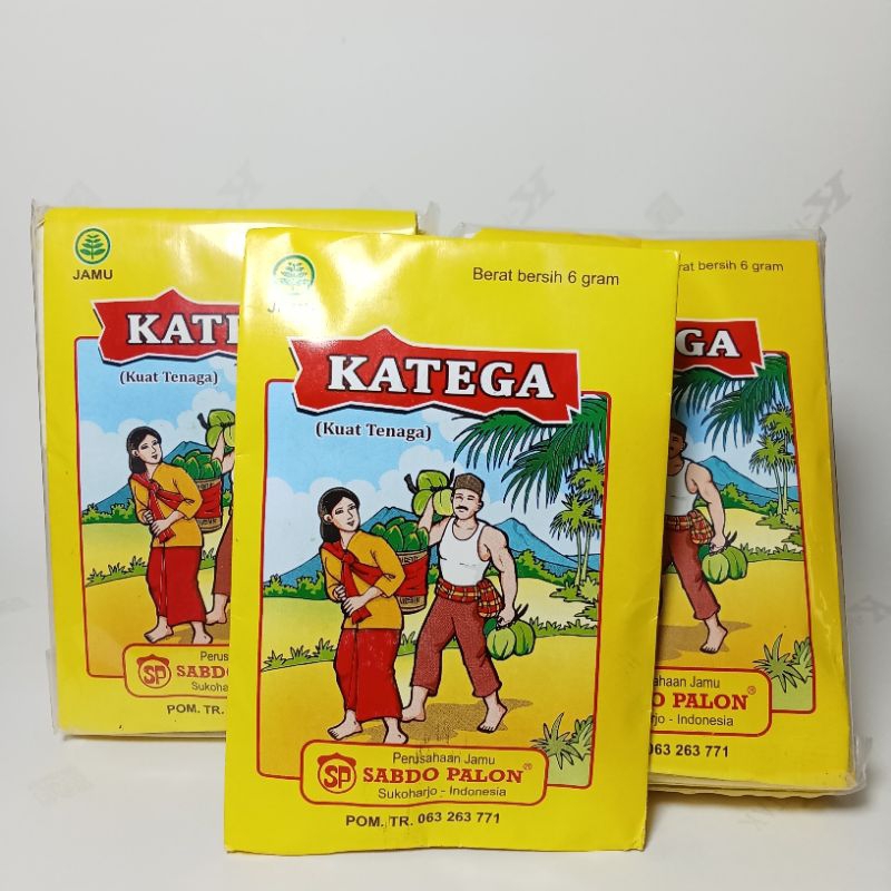 

Jamu Kuat Tenaga Katega untuk pekerja berat pack isi 10 sachets