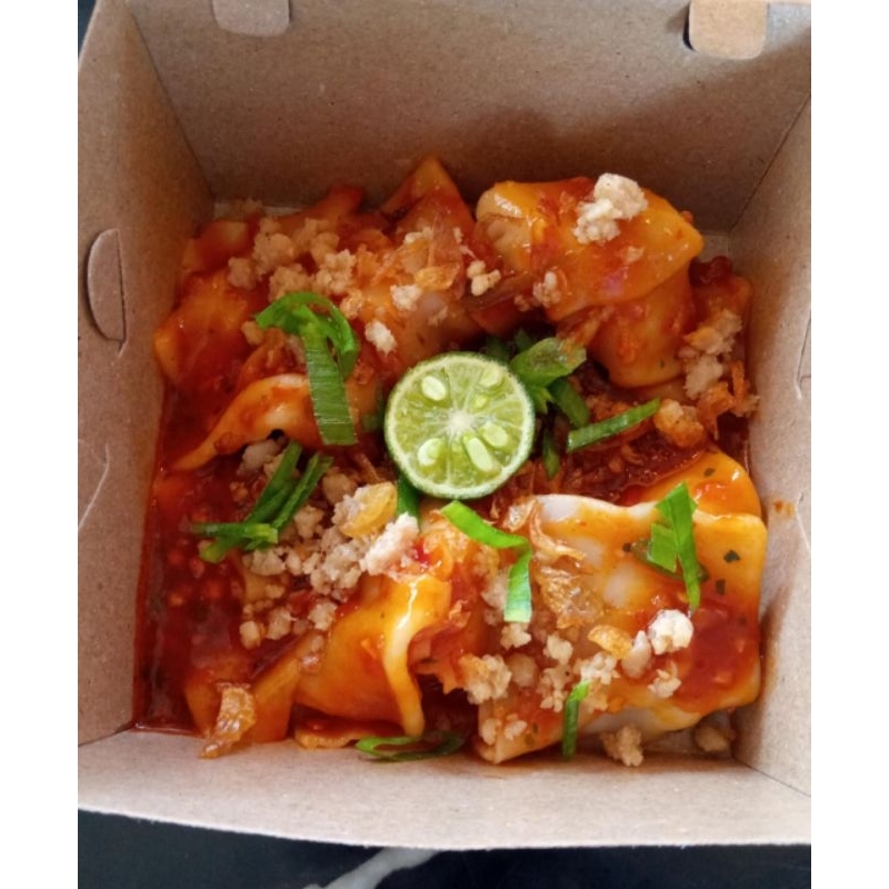 

Pangsit Wonton Rebus Instan (Bumbu Jebew)