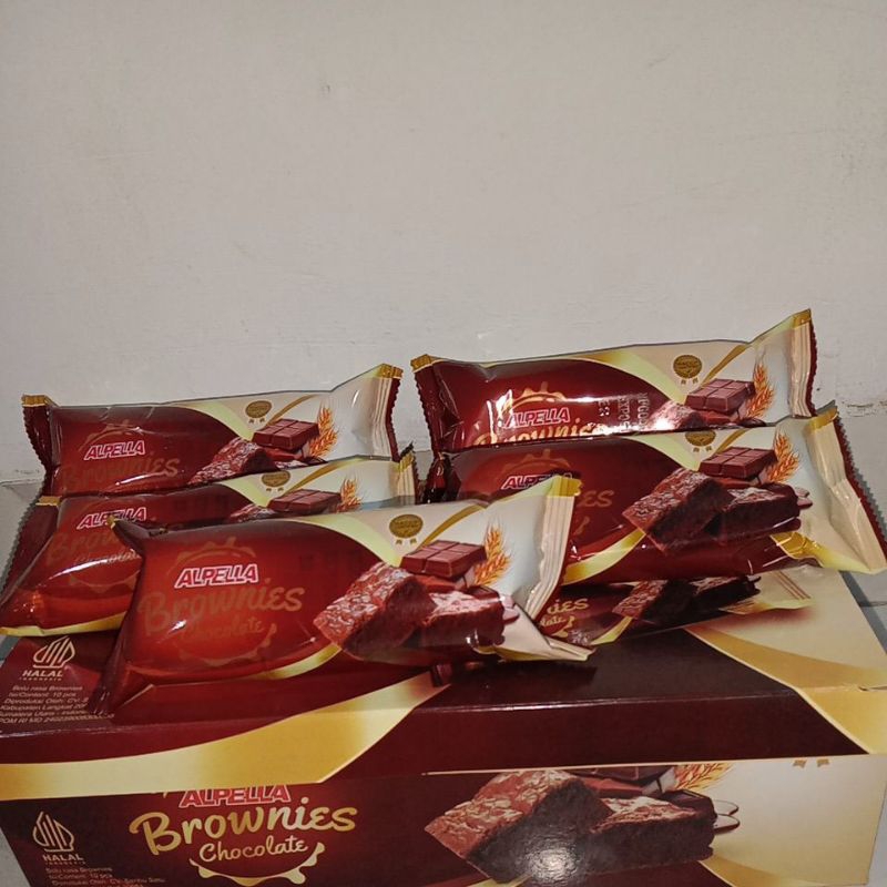 

ALPELLA BROWNIES CHOCOLATE(isi 10 pcs/box)@30g
