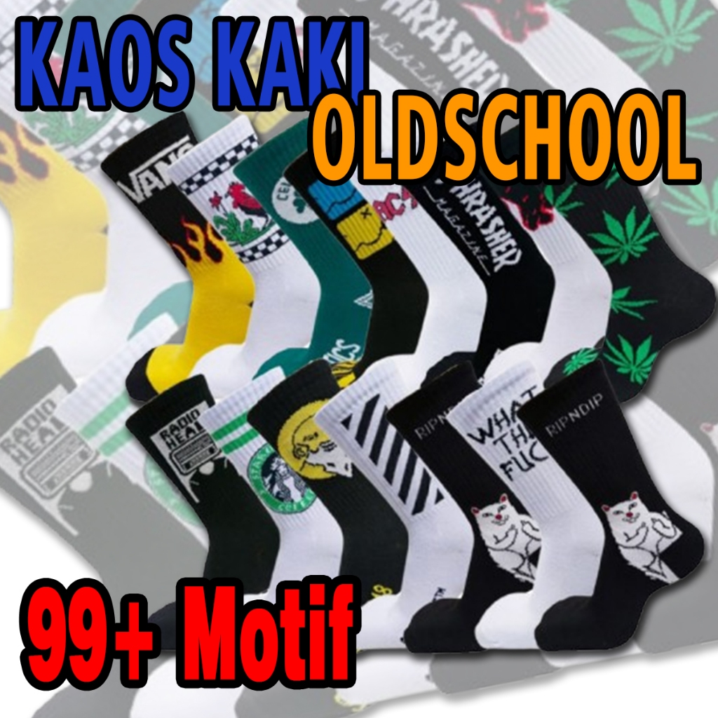 kaos kaki oldschool / kaos kaki pria / kaos kaki panjang / kaos kaki sport
