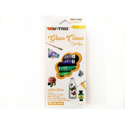 

(1SET) CAT KACA / GLASS COLOR MEREKV-TRO