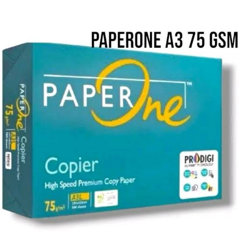 

Kertas HVS A3 75 Gram SIDU , PAPERONE - Kertas HVS A3 75 Gsm (isi 1 rim)