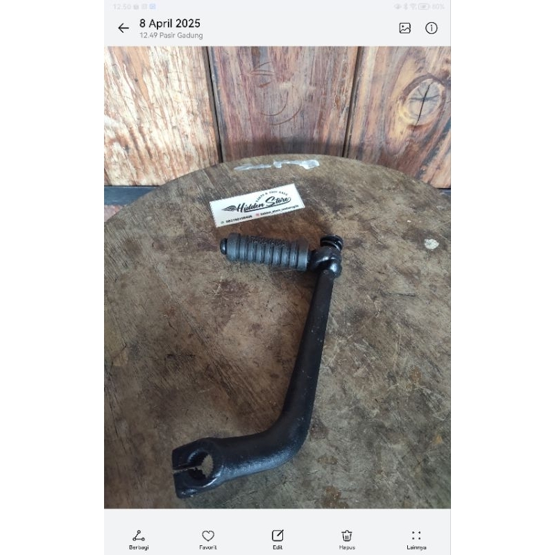 selahan kick stater honda astrea grand legenda prima star