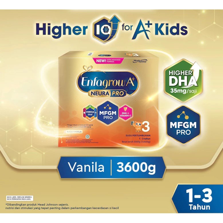Enfagrow 3 Vanila 3600gr Exp 12 2026