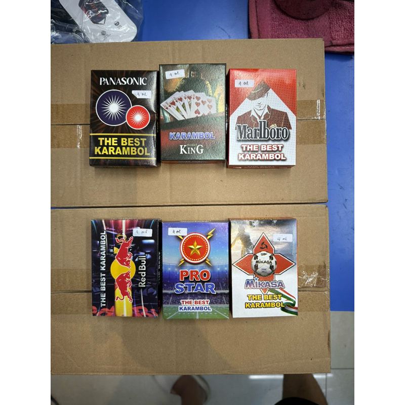 BIJI KARAMBOL 4 mm MIKA DOUBLE