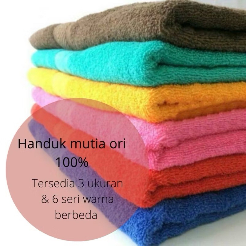 Handuk Mutia Original 100% Cotton - Handuk Mandi Mutia