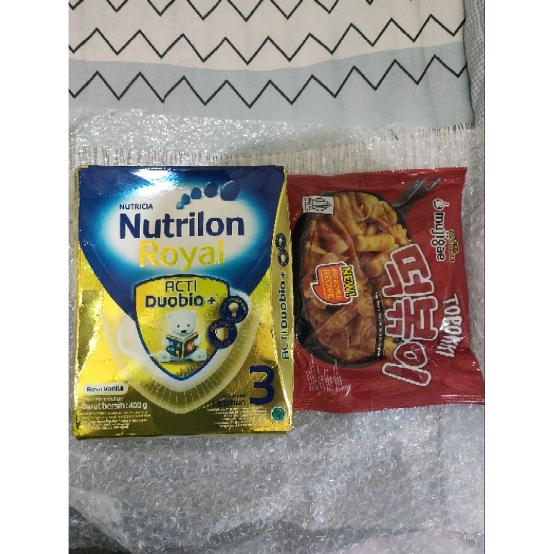 FREE GIFT TOPOKKI| Nutrilon Royal 3 Vanila Susu Pertumbuhan Bubuk 400 gr