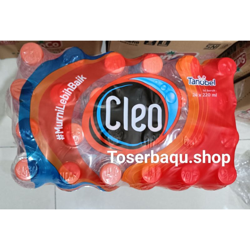 

Cleo botol 220ml isi 24pcs