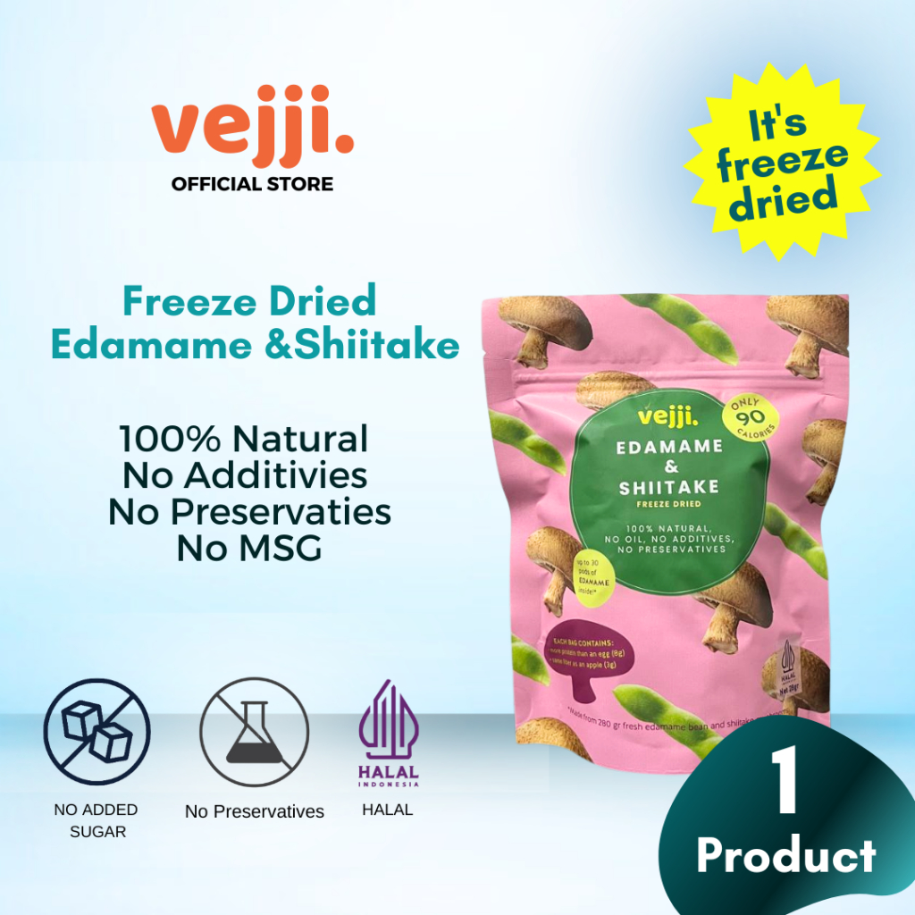 

Veiji Freeze Dried Shiitake & Edamame 20gr