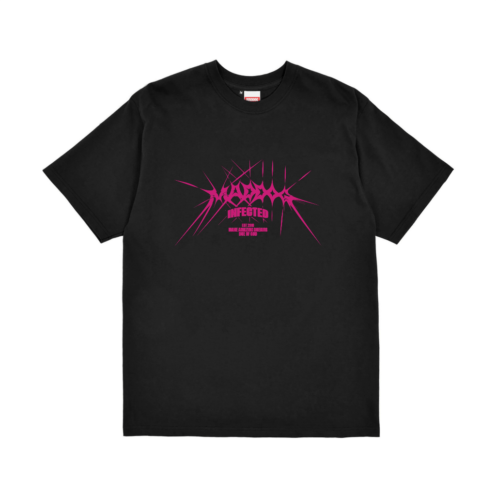 ORI Maddog Infected - Kaos -  Distort Black | Kaos Pria Wanita Unisex Hitam T-shirt Distro Official 