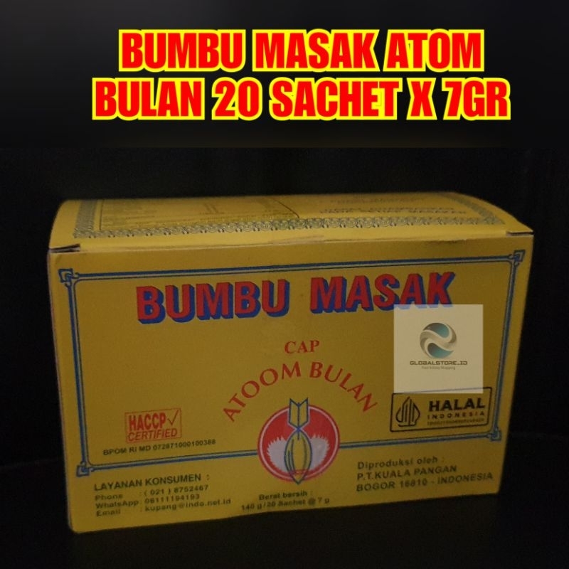 

Bumbu masak cap atom bulan 140gr