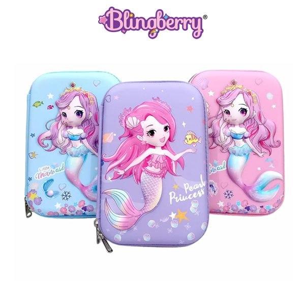 

Kotak Pensil 3D Timbul Little Mermaid Tempat Pensil Emboss Karakter Berkualitas Original Blingberry