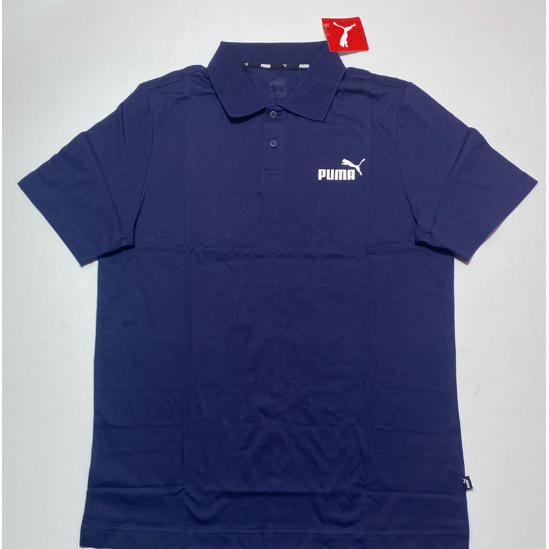 Kaos Polo Shirt Puma Navy Original