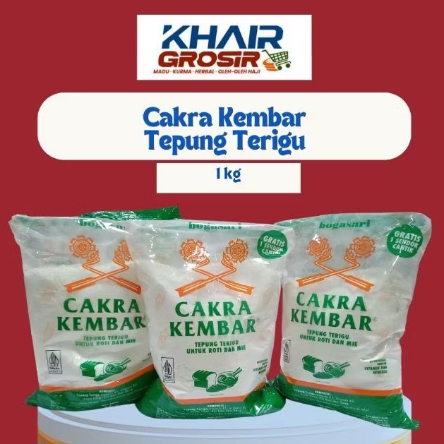 

Tepung Terigu Cakra Kembar 1 kg