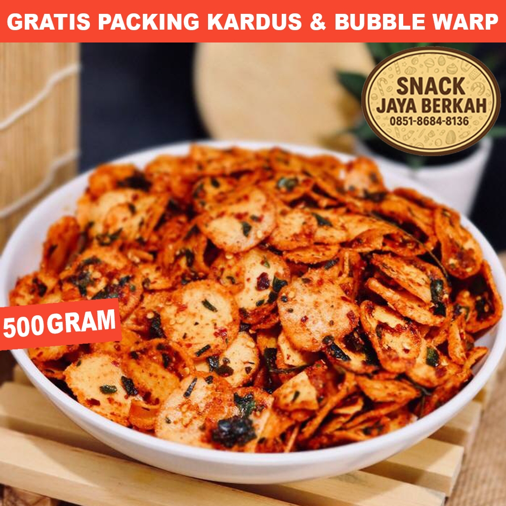 

KERIPIK MOLRENG CIKRUH PEDAS DAUN JERUK | MOLRENG BULAT | BASRENG BULAT | BASRENG KOIN 500 GRAM