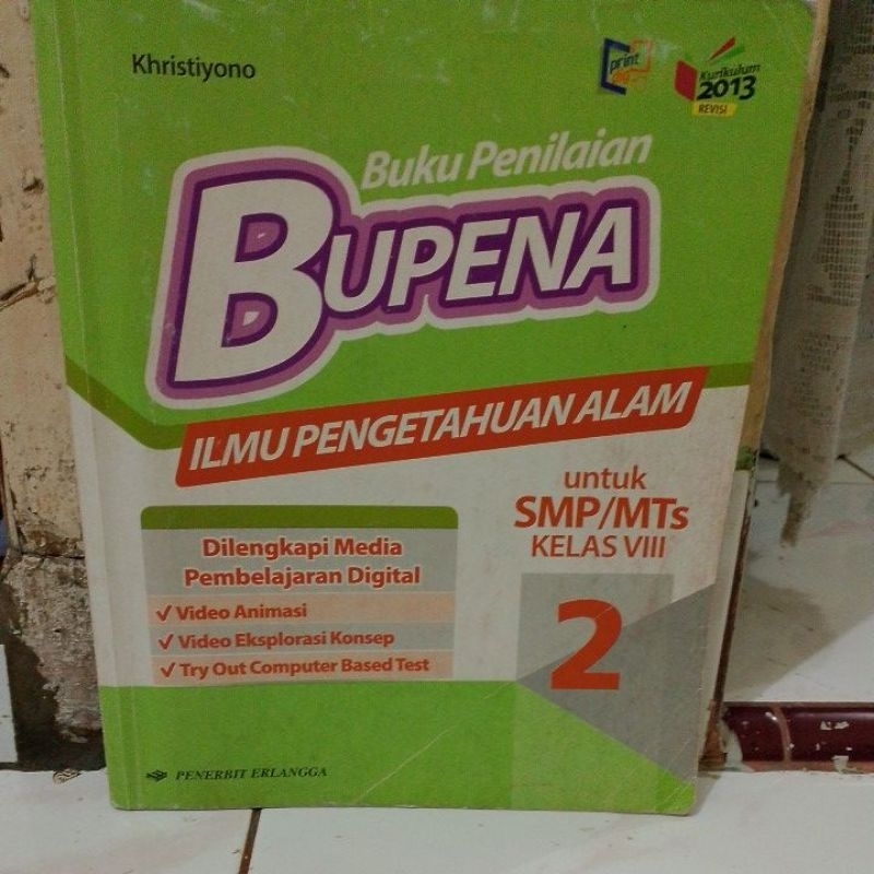 Buku penilaian bupena IPA kelas 2 SMP