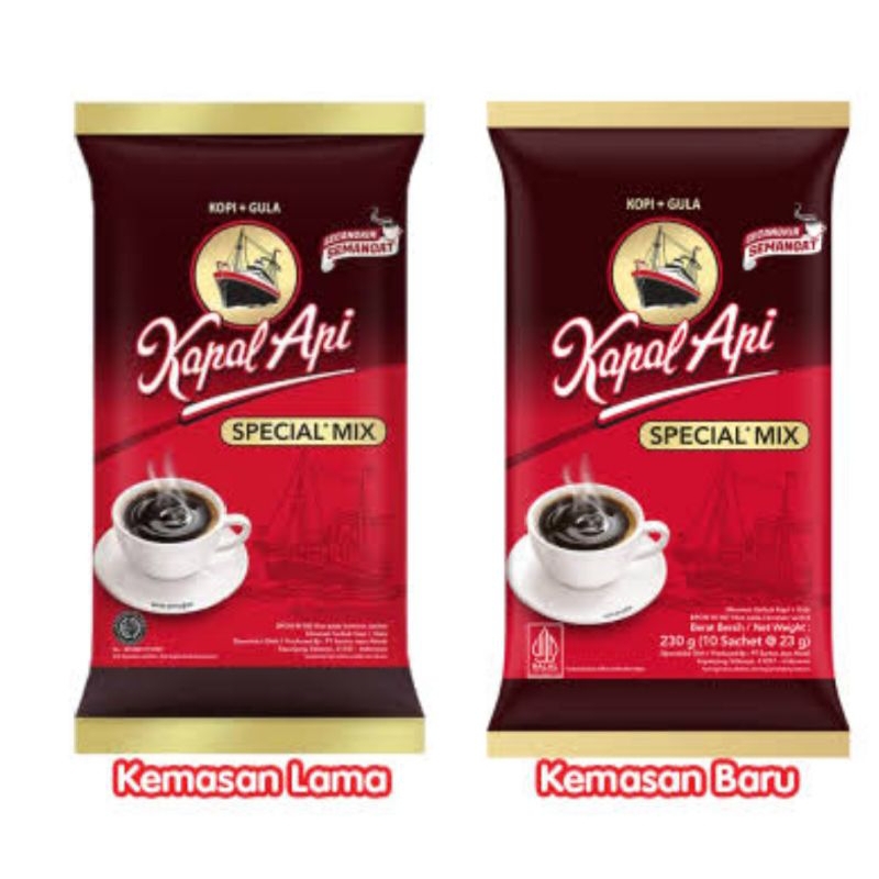 

KOPI KAPAL API SPECIAL MIX 10×23g |KOPI INSTAN ISI 10 Shacet