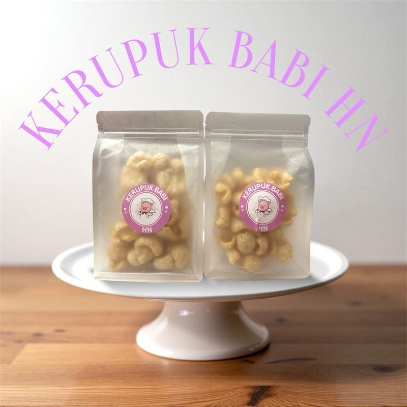 

Kerupuk Babi HN Super Lezat Kemasan 50gram (Non Halal)