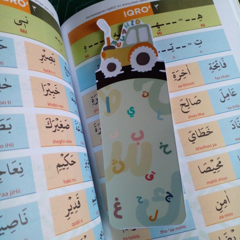 

(5 PCS) Bookmark Saji/Tudung Saji Anak-Anak Custom Nama