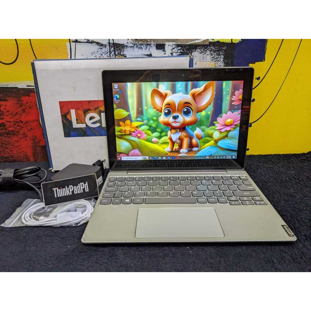 Laptop Tablet Lenovo Ideapad D330 Celeron N4020 Touch 2in1 Slim Fullset