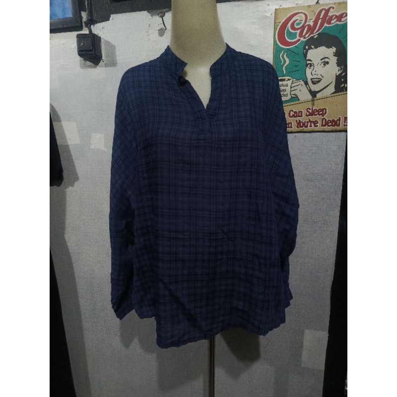 blouse Batwing katun tipis jumbo