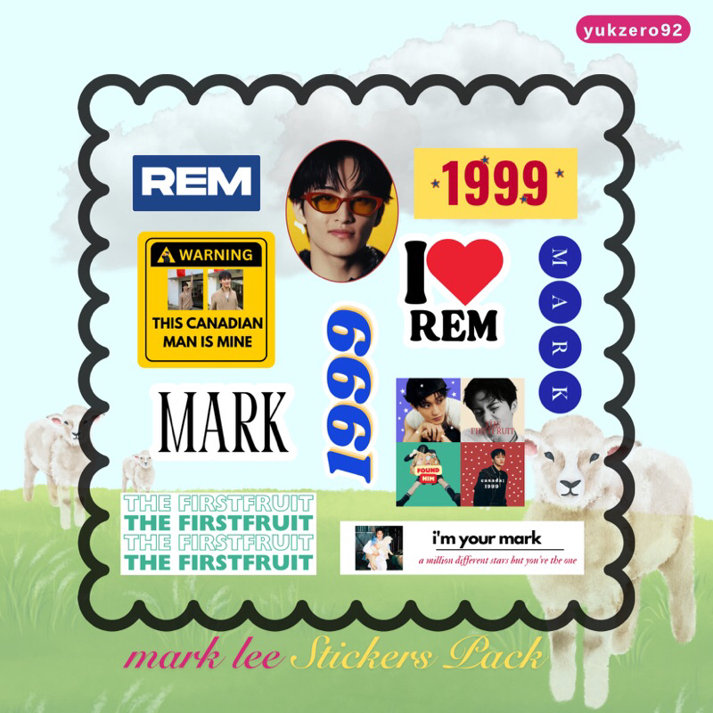 

The Firstfruit Mark Lee Sticker Pack Deco Glossy