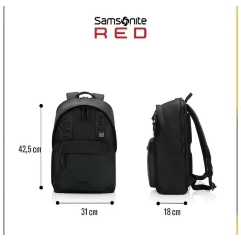 Samsonite RED Lyndon Backpack Laptop 15,6 inch - Black