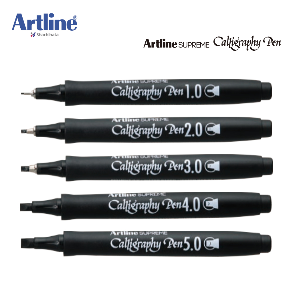 

Pen Caligraphy Artline Supreme 5.0 Black EPF-245 - 1 PCS