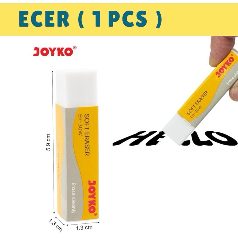 

1 pcs Eraser / Penghapus Joyko ER-30W