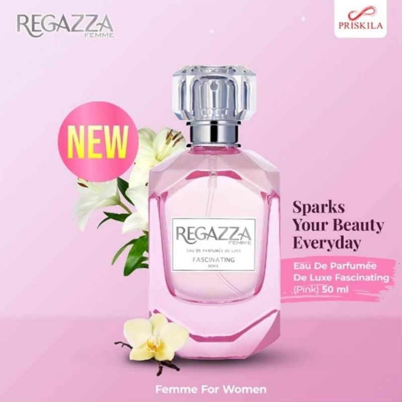 Parfum Regazza Femme Eau De Parfum De Luxe 50Ml - Luxury Parfum Regazza Pink - Fascinating Regazza