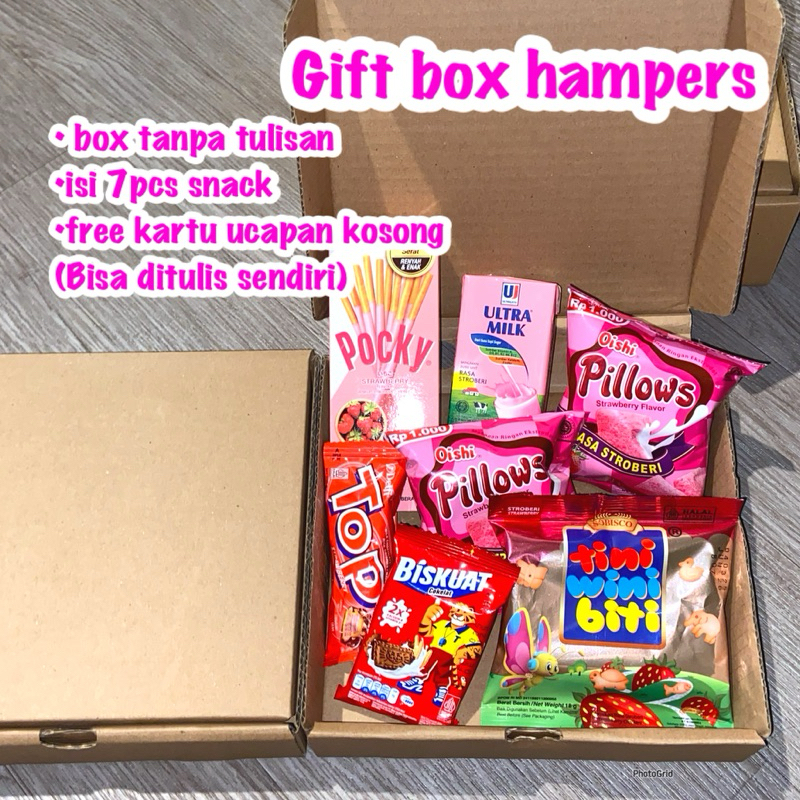 

Gift box hampers snack / gift box / mini hampersh