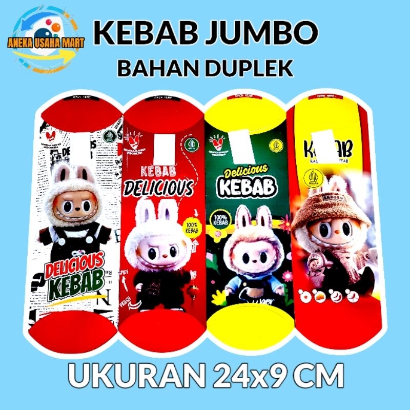 

Dus Kebab Bahan Duplek Ukuran 24x9 cm Kode Labubu