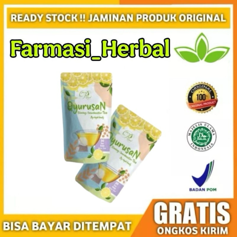 QYURUSAN SLIMING TEA AND IMUN BOOSTER BY RHAJAB ORIGINAL