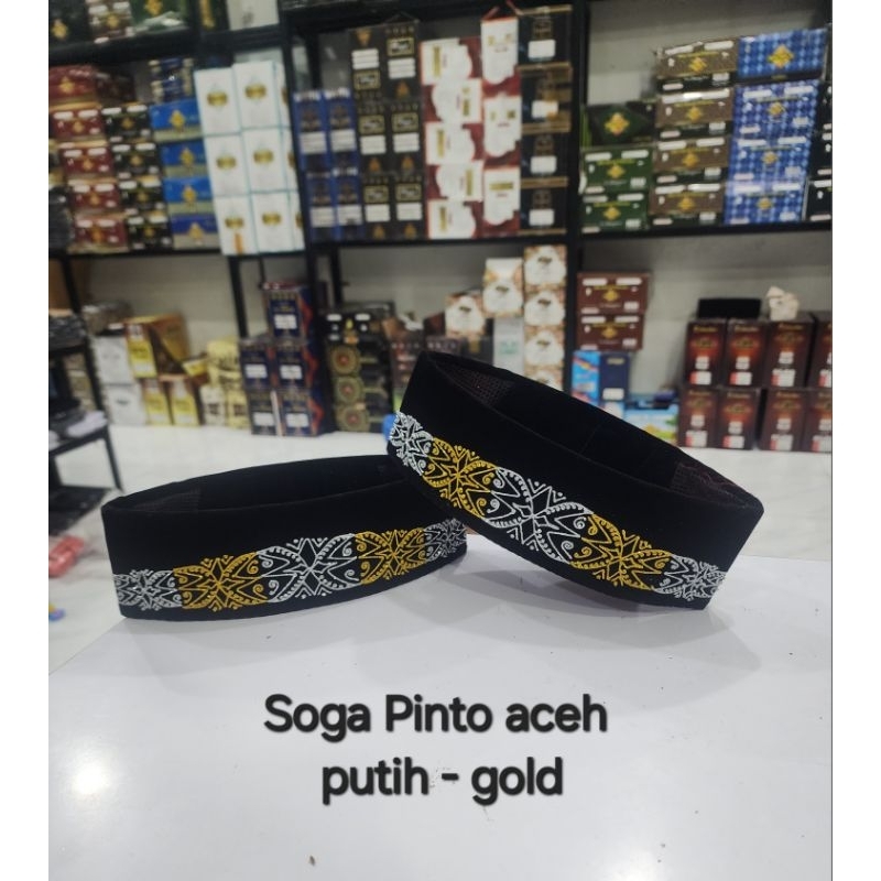 songkok/songkok/kopiah khas aceh soga pinto aceh p/k