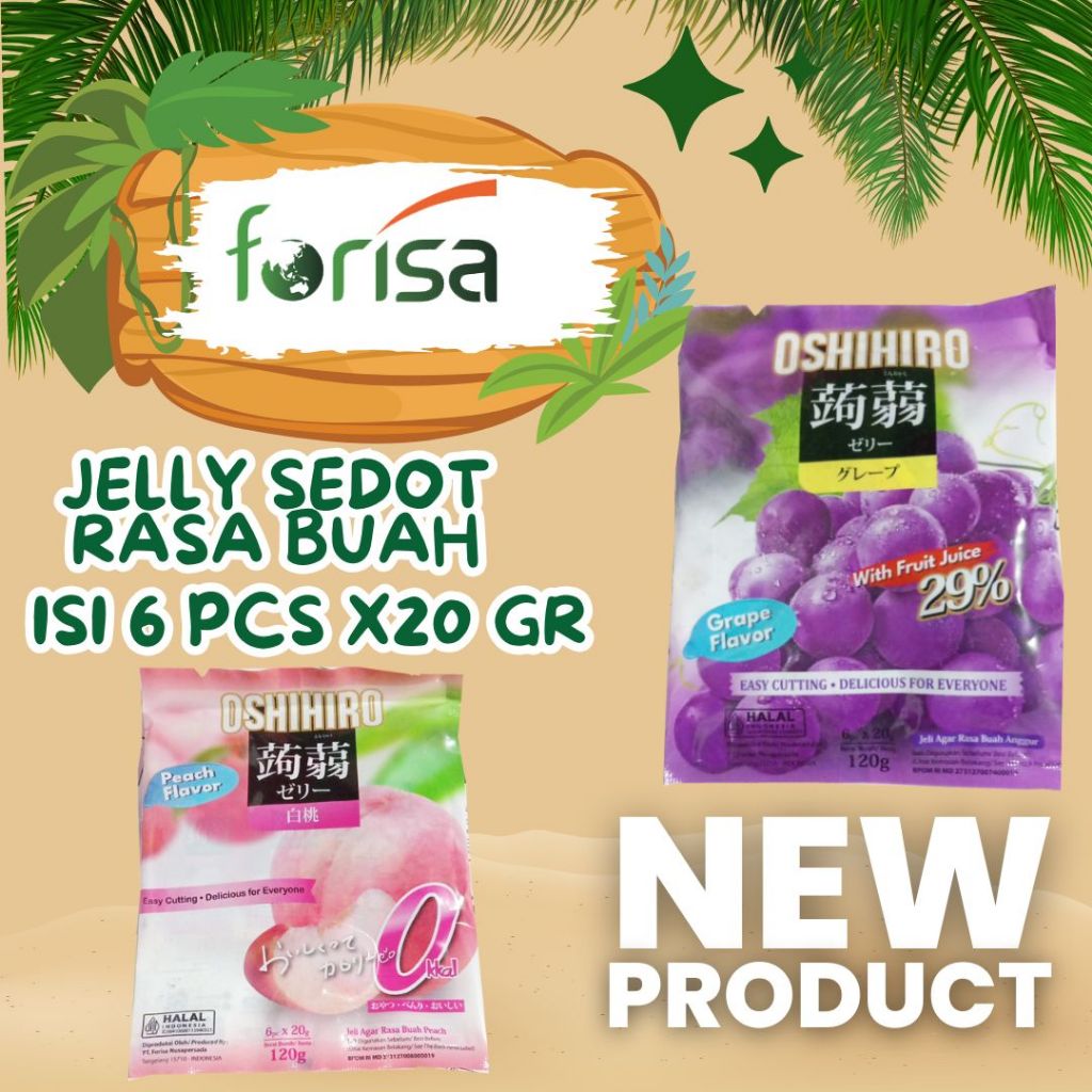 

Forisa Oshihiro Jelly Sedot isi 6 pcs x 20 gr
