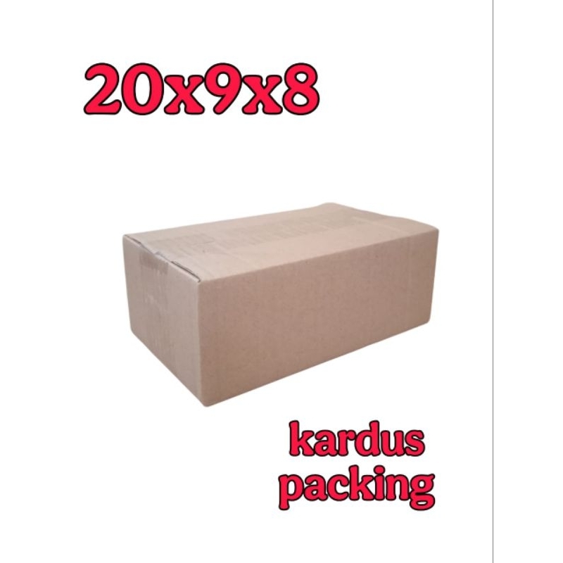 

kardus packing UK 20x9x8 kardus besar kardus kecil