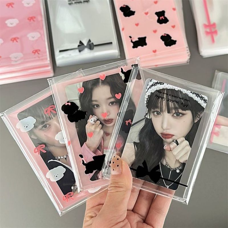 

Plastik Packing Photocard Ala Sellkor Sellchin Sleeve Bening Warna Warni Bermotif